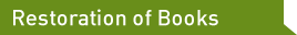 Restauration des livres